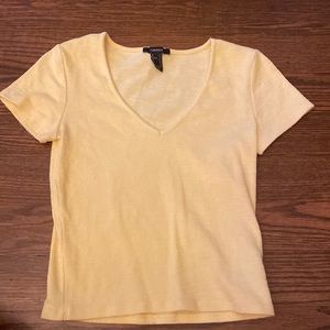 cute yellow crop top